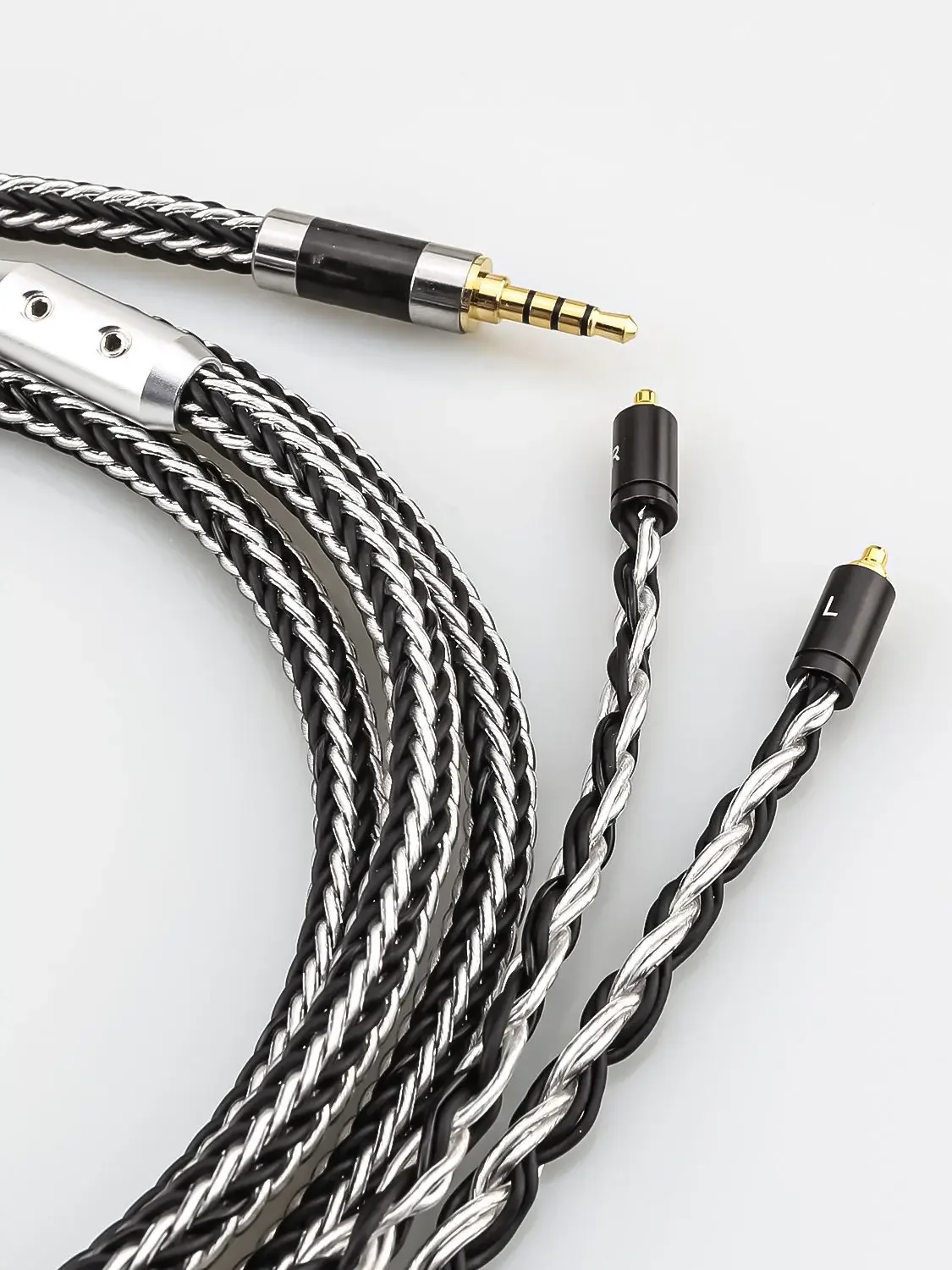 Ulepszony 16-żyłowy kabel XLR 7N OCC z symetrycznym wyjściem 2.5mm 3.5mm 4.4mm do słuchawek AKG N5005 N30 N40 MMCX IE300, wysokiej jakości audio. — zdjęcie produktu 7