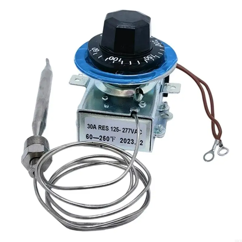 

M6CB Wide Thermostat 125-277VAC Aluminum Thermostat Suitable for Gas Heating Systems Aluminum Cover Precisions Control