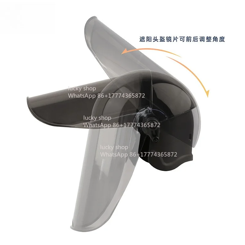 2026 New Multifunctional Bracket Lengthened Sunshade Helmet Sunshade Rain and Anti-reflection