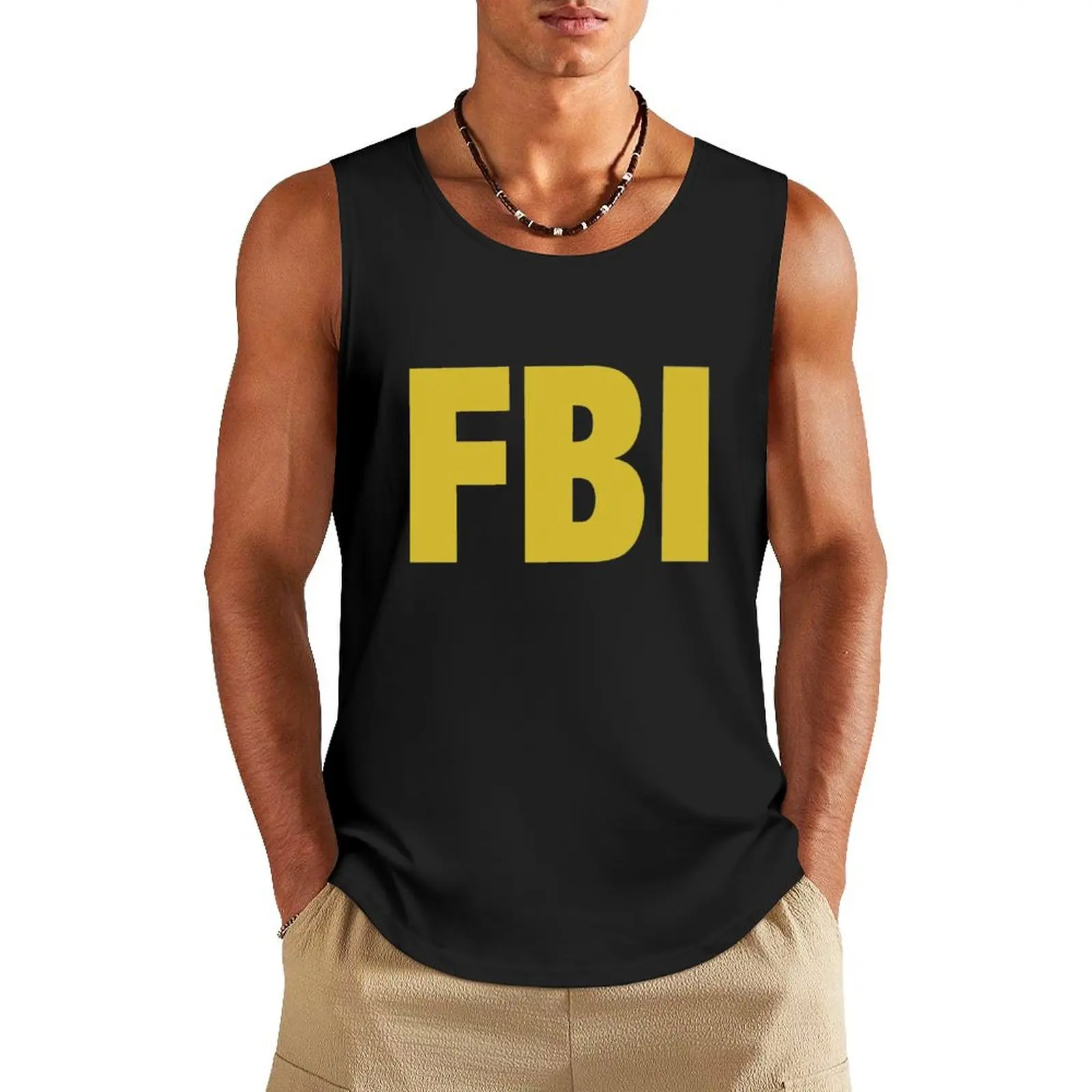 the X-files FBI Dana Scully & Fox mulder Jacket Tank Top t-shirt for man gym wear men