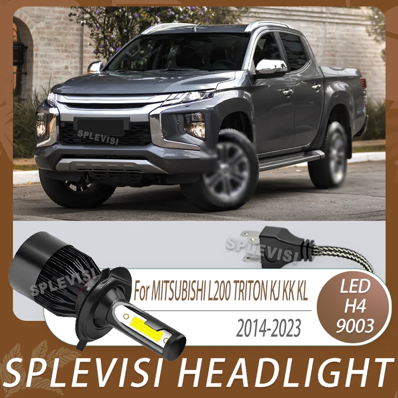 

LED Headlights Safer Night Driving See Road Clearly For MITSUBISHI L200 TRITON KJ KK KL 2014 2015 2016 2017 2018 2019-2023