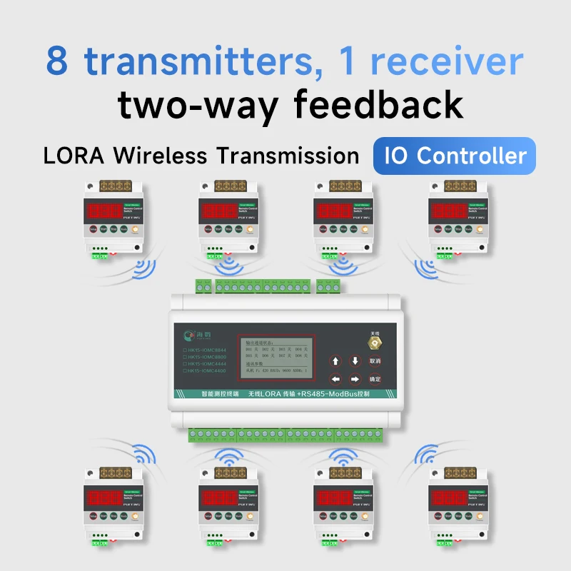 PUFFINS Bidirectional Feedback Switch Remote Signal Transmitter Receiver Wireless IO Controller Relay