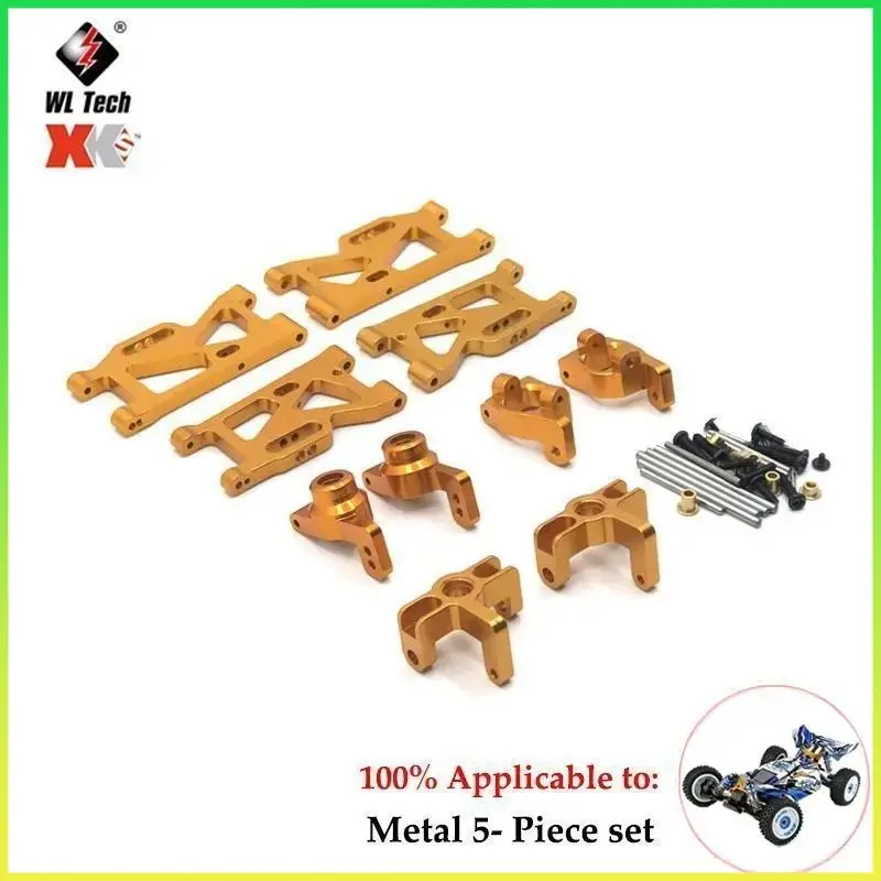 Wltoys 124017 124019 124007 1/12 metalowych klocków kierownicy C-Hub carrc ulepszenia części samochodu części gąsienica RC akcesoria samochodowe