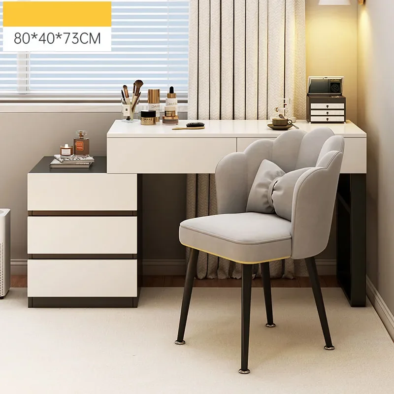 Chaise LED en IQUE Table Conteneur Nordique Confortable pour Chambre à Coucher, Meuble de Maison