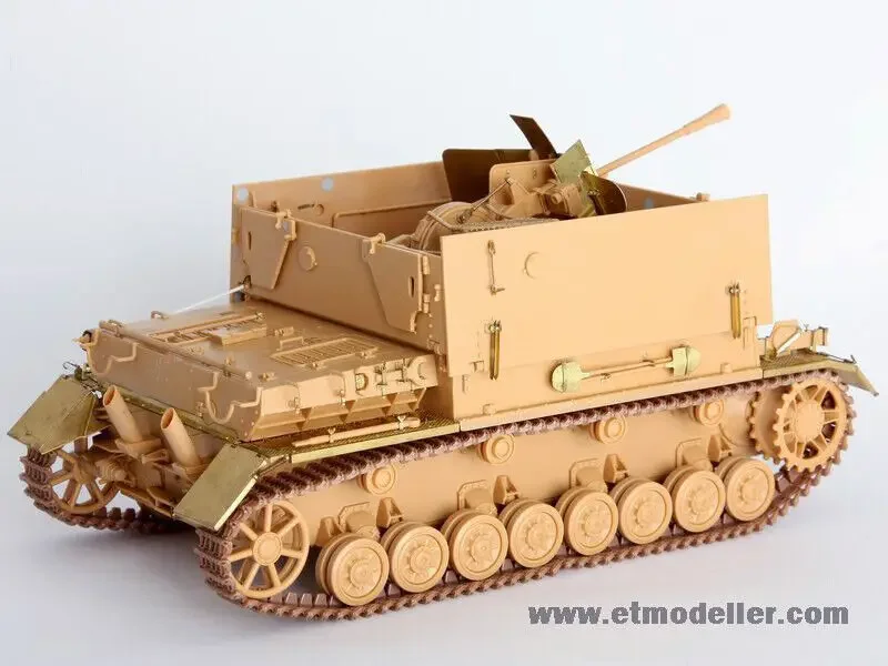 ET Model E35-004 1/35 WWII German Flakpanzer IV Möbelwagen Detail Up Set Etching - Image 2