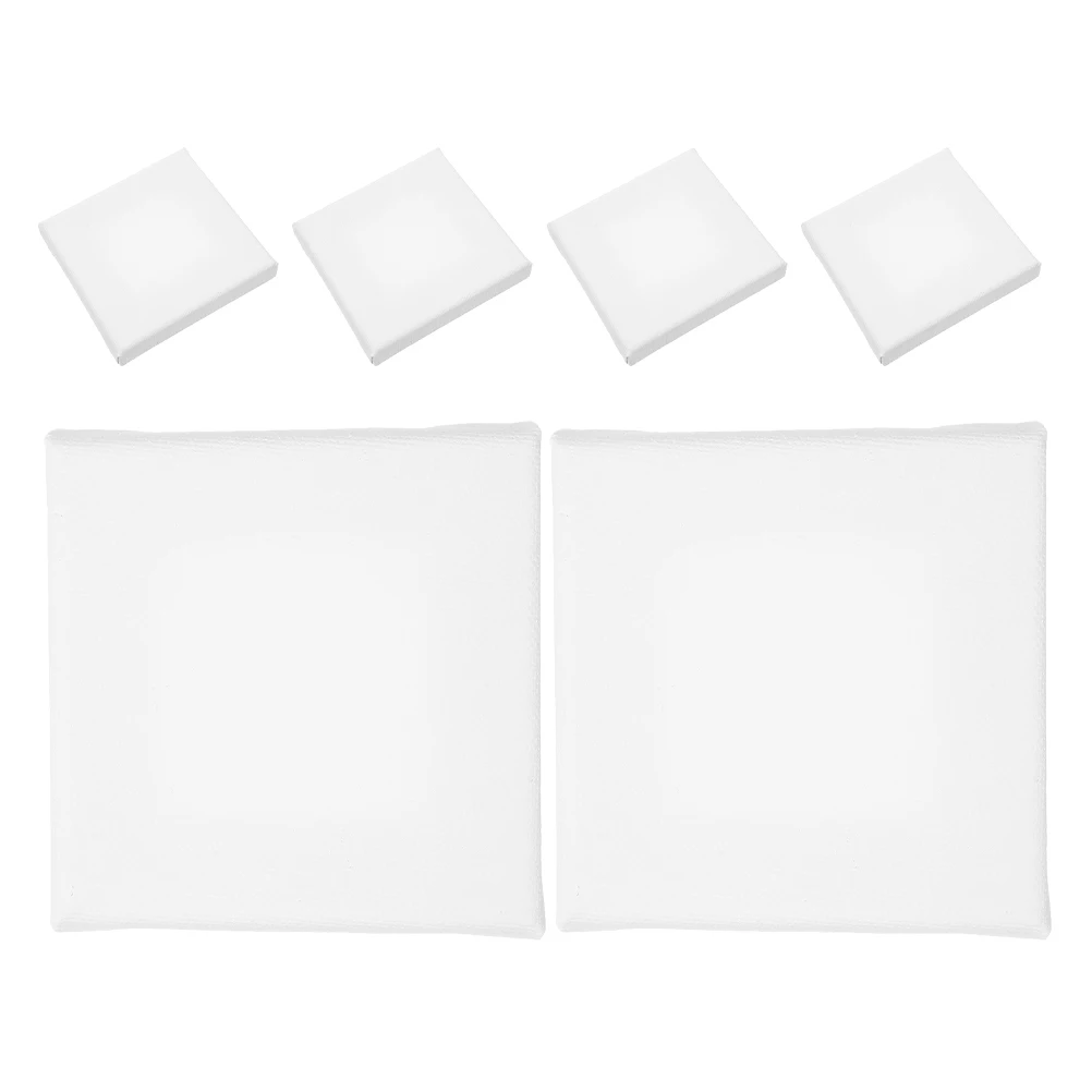6 Pcs Oil Painting Frame Easel Canvas Boards for Framed Blank Canvases Graffiti