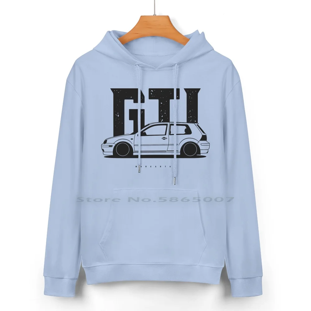 Golf Gti Pure Cotton Hoodie Sweater 24 Colors Golf Gti 100% Cotton Hooded Sweatshirt For Women Men Unisex Gifts Heat Transfer