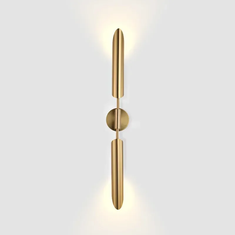 Post-modern Nordic LED Creative Wall Lamp Personality Aisle Staircase Metal Lamp Background Living Room Bedroom Aisle Bedside