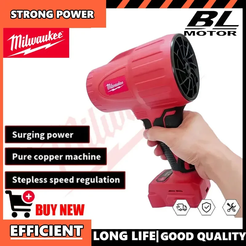 

Беспроводной турбовентилятор Milwaukee 30000 об/мин, ручной, мощный, перезаряжаемый, для сдувания пыли