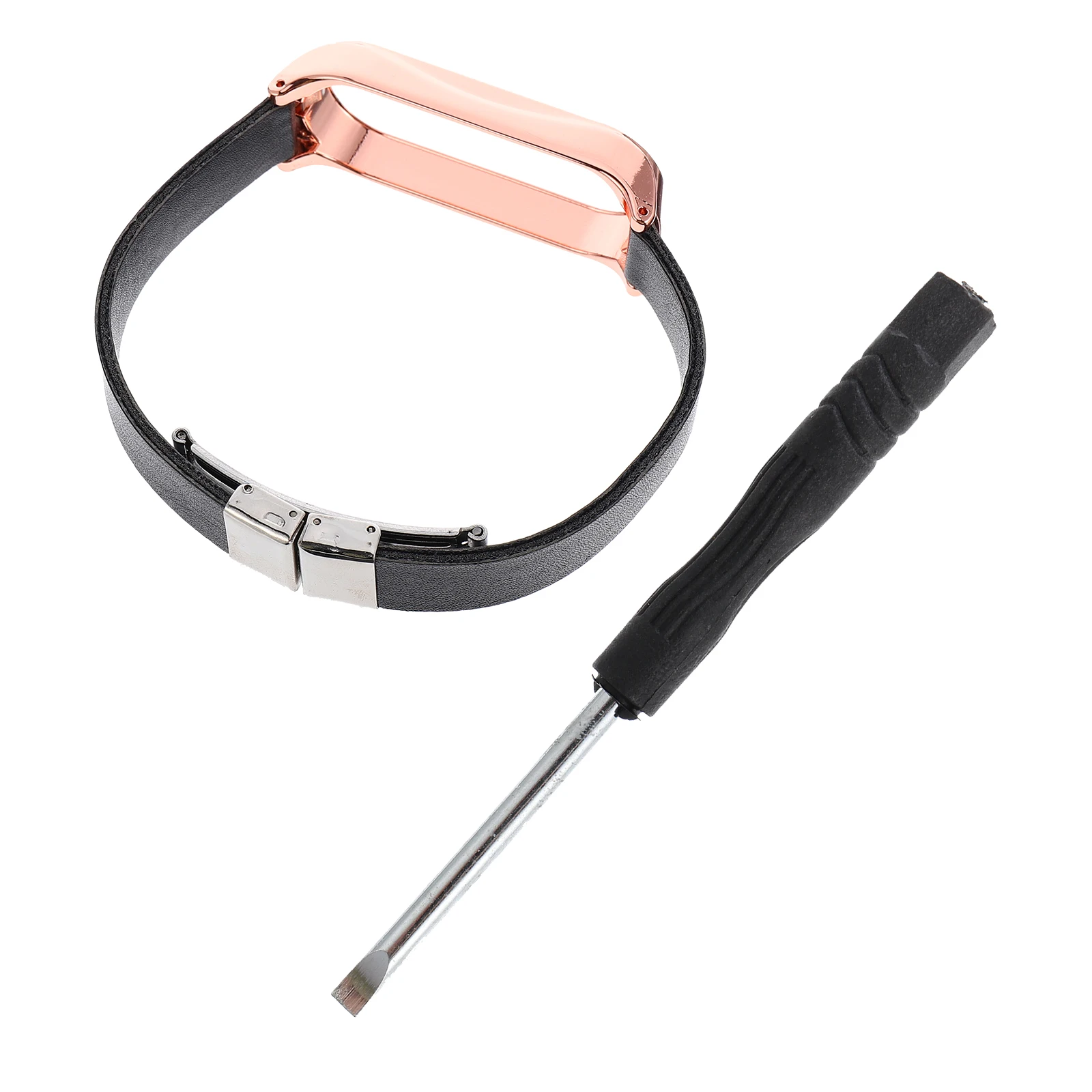 

Replacement PU Watch B Strap Wristb Compatible Mi B 5 Durable Skin Friendly Protect Scratches Dust