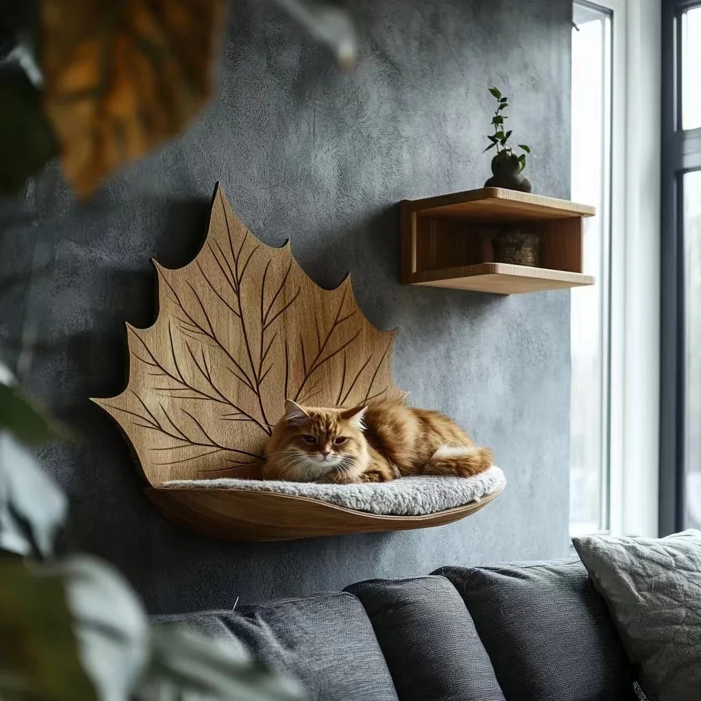 Wall mounted cat bed wall-hanging cat cage custom cattery