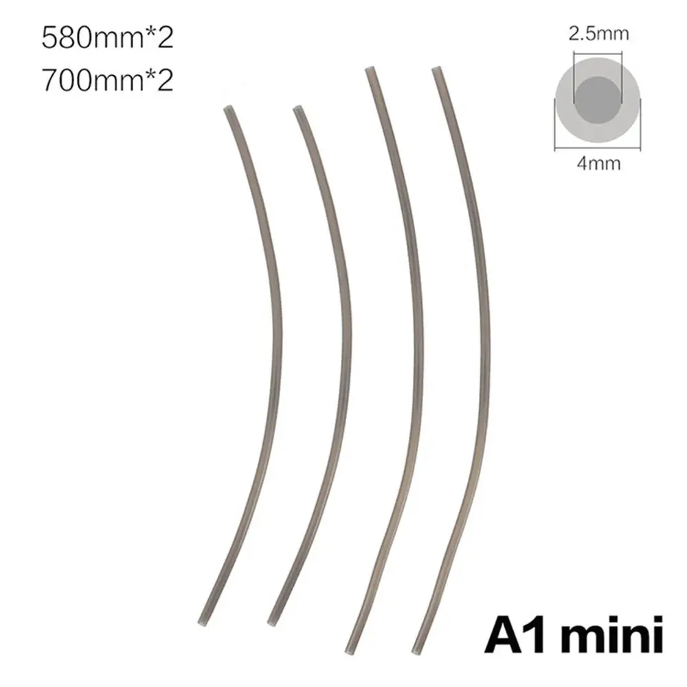 PTFE 3D Printer Feeding Tube 4x2.5mm with Cutter Teflonto Pipe 4 Meters Long Bowden Extruder for Bambu Lab P1S AMS A1 mini