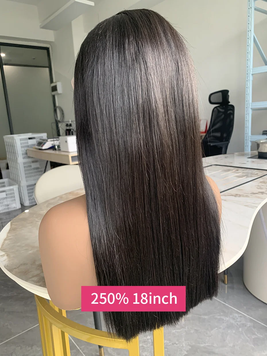 

Raw Vietnamese Glueless Human Hair Wigs Real 250 Density Top Quality Bone Straight 5x5 13x4 13x6 Bob Human Hair Lace Frontal Wig