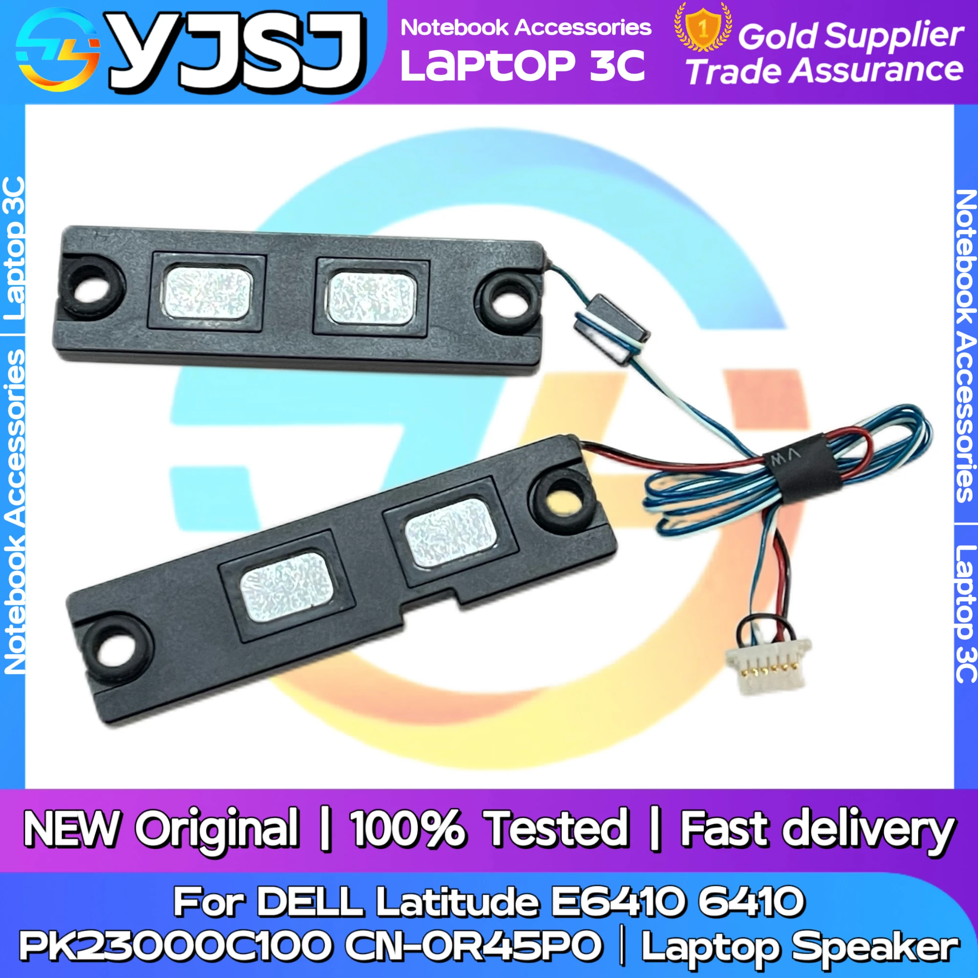 

New Original Laptop Notebook Audio Speaker For Dell Latitude E6410 6410 built-in speaker horn audio CN-0R45P0 PK23000CI00