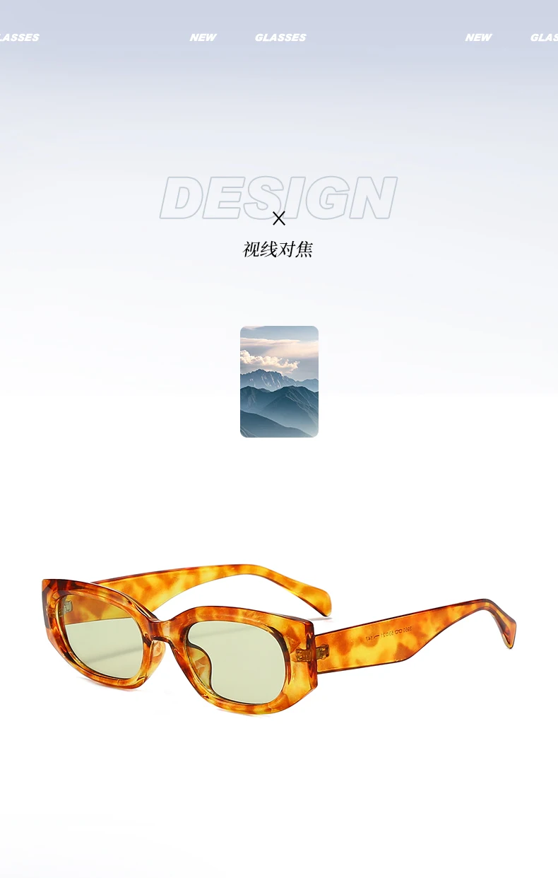 Retro Trendy Design Kleine Quadratische Rahmen frauen Sonnenbrille Persönlichkeit Luxus Design Sonnenbrille Männer Im Freien Fahren Shades UV400 – Detail 2