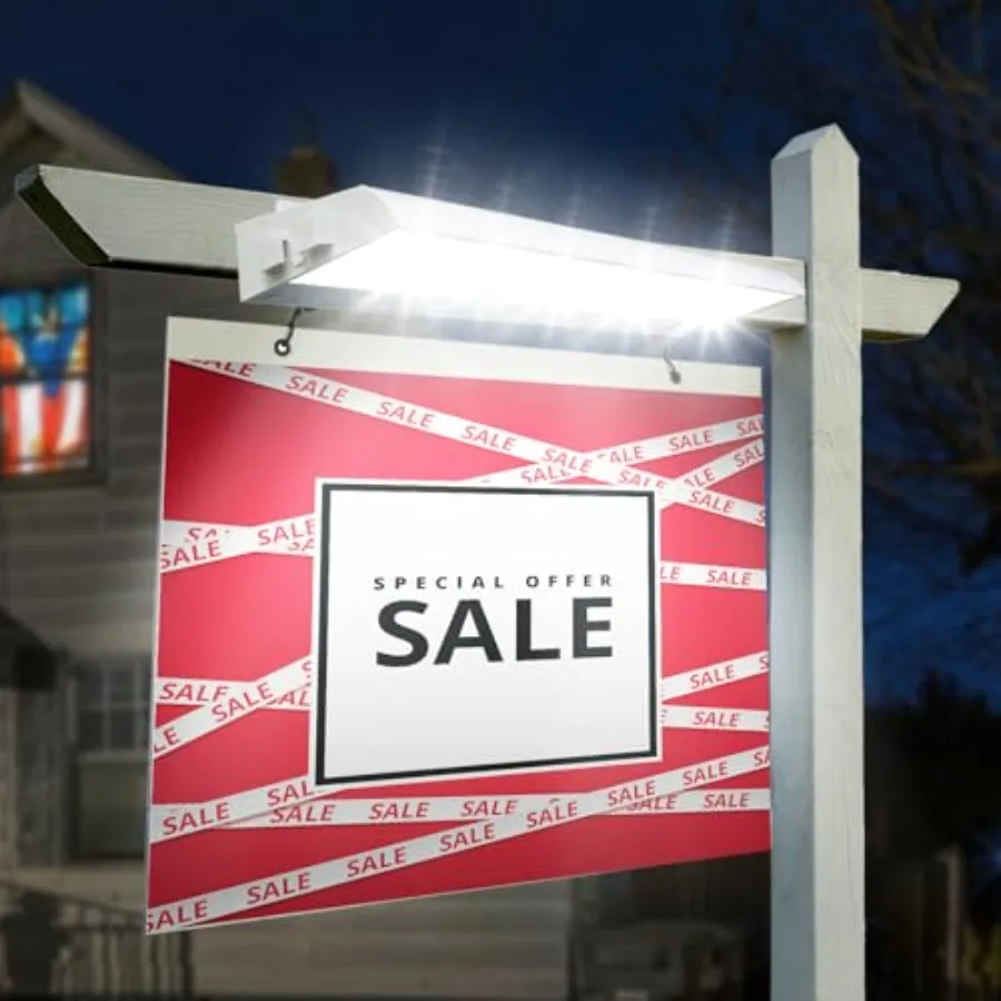 

Солнечный светильник для вывесок, коммерческий, 232 светодиода, для рекламных щитов, водонепроницаемый, уличное освещение для вывесок недвижимости и бизнеса