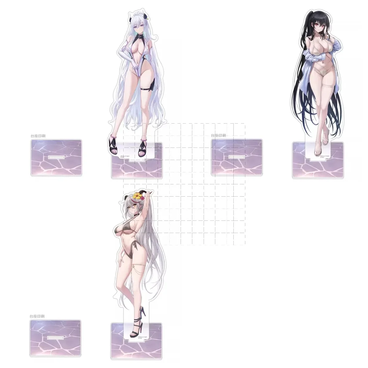 Game Azur Lane Acrylic Stand Doll Anime Indomitable Belfast Formidable Figure Model Plate Cosplay Toy for Gift