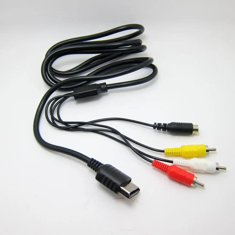 Dreamcast Baru-Kabel SAV Video Audio Super-Bit (Kabel S-AV Komposit)-Kabel A/V S-video untuk Sistem Dreamcast Sega