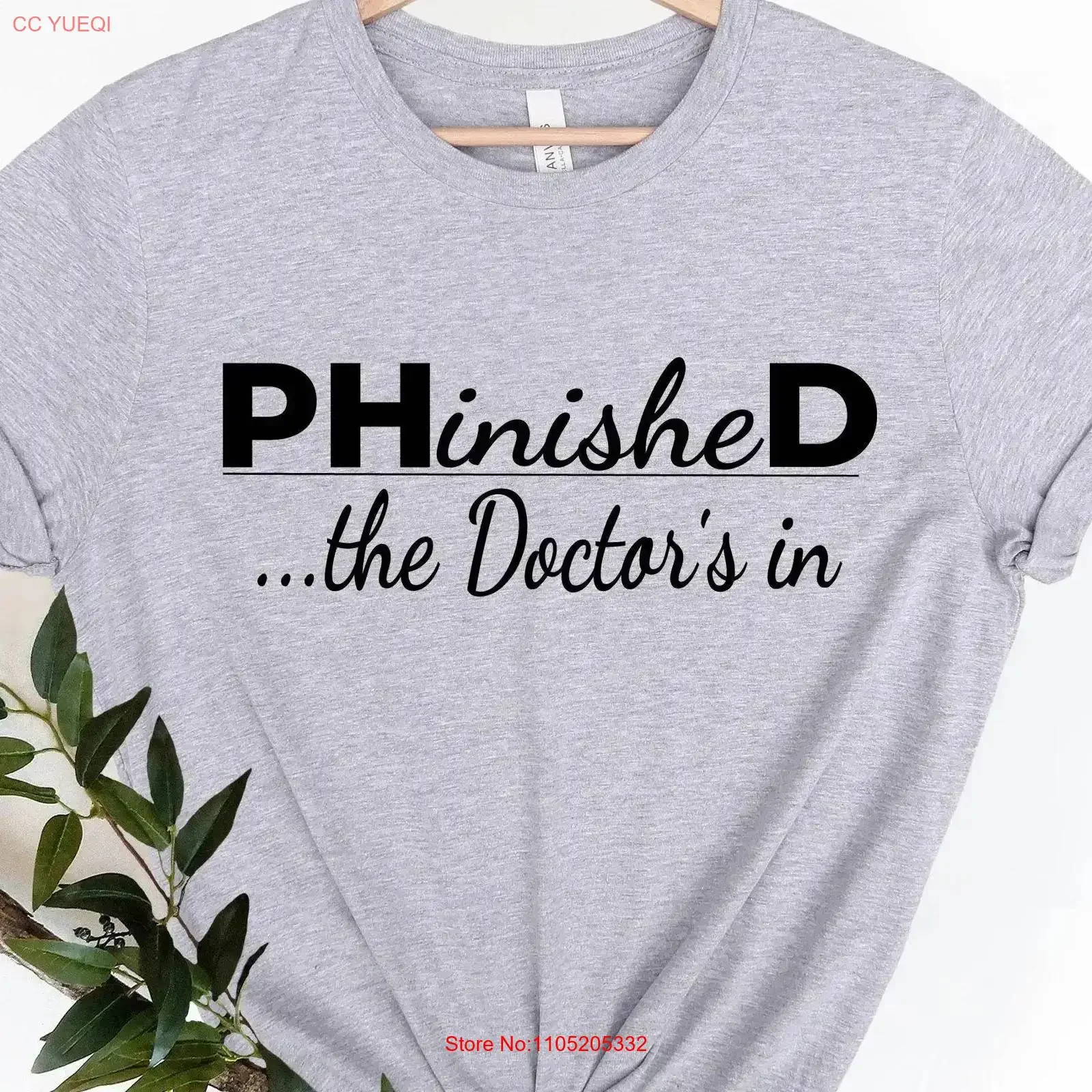 PHnished the Doctor's in T Shirt PHD Graduation Doctor Now Finally Did It Educational Apparel vintage Washed