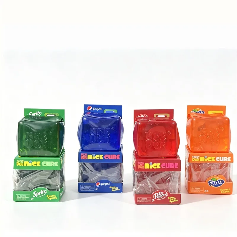 Needoh Cube Drip Fidget Sensory Toy Maltose TPR Mello Mallo Snow Ball Press Doh Change Color Relief Anxiety Focus Calm Down Gift