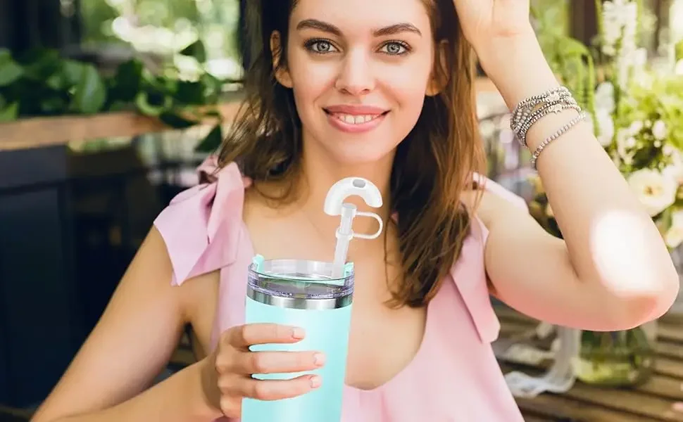 XINCHENG 3pcs Anti Wrinkle Straw Stoppers For Stanley