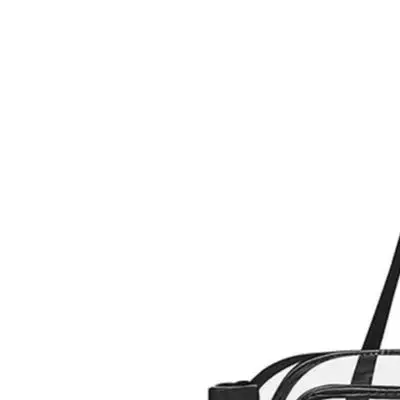 Stadium Compliant Transparent Bag with Adjustable Shoulder Strap and Functional Storage Layout for Daily Use and Events