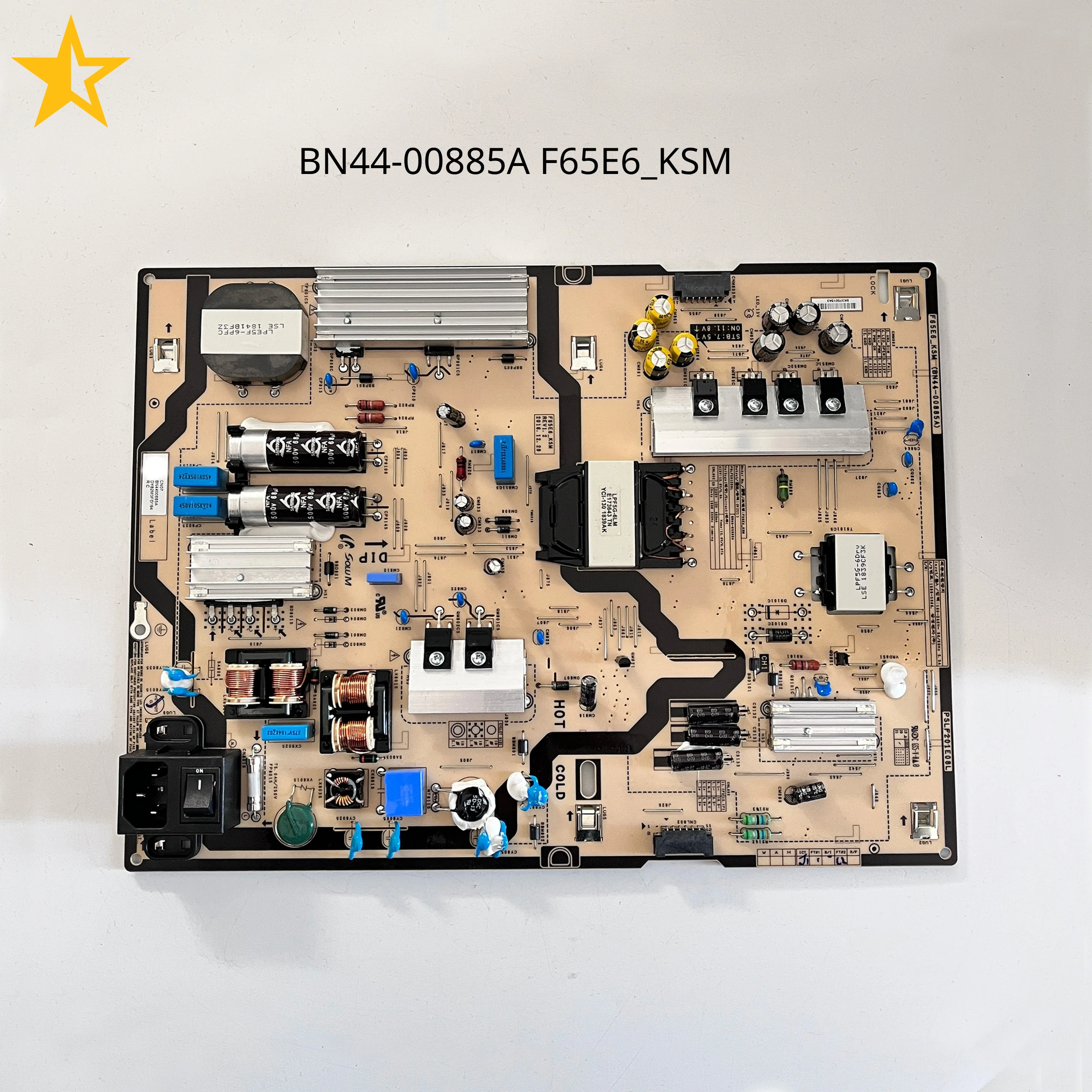 

New BN44-00885A F65E6_KSM Power Supply Board is for UN65NU6900FXZA LH65QMHPLGC/GO LH65QMHPLGC LH65QBHPLGC TV Parts