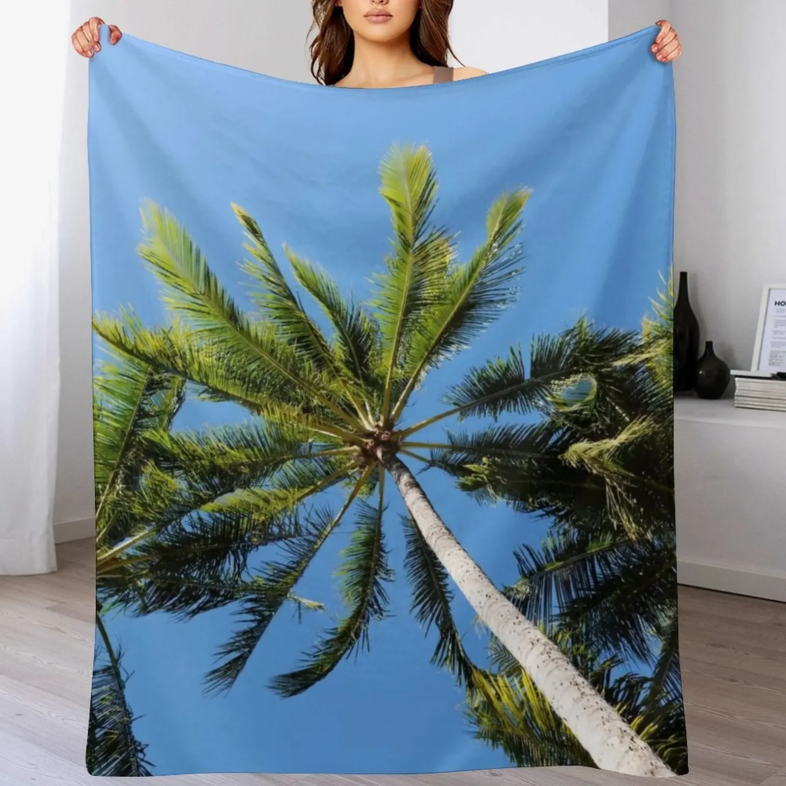 

New Three Palm Trees Throw Blanket Blankets Sofas Of Decoration Extra Large Throw Sofa Throw Blankets