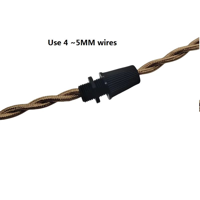 M10 كابل قفل غطاء الثريا كابل الطاقة مكافحة التوتر المضادة للانزلاق تحديد المواقع كابل كليب مشبك من البلاستيك كابل بطاقة تركيبات #4