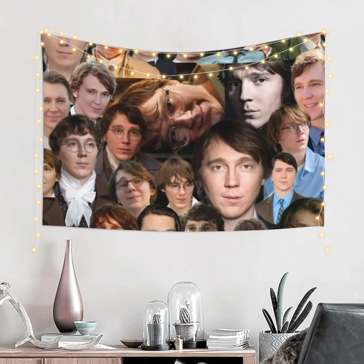 paul dano - I love paul dano photo collage Tapestry Wall Decorations Room Decoration Aesthetic Tapestry