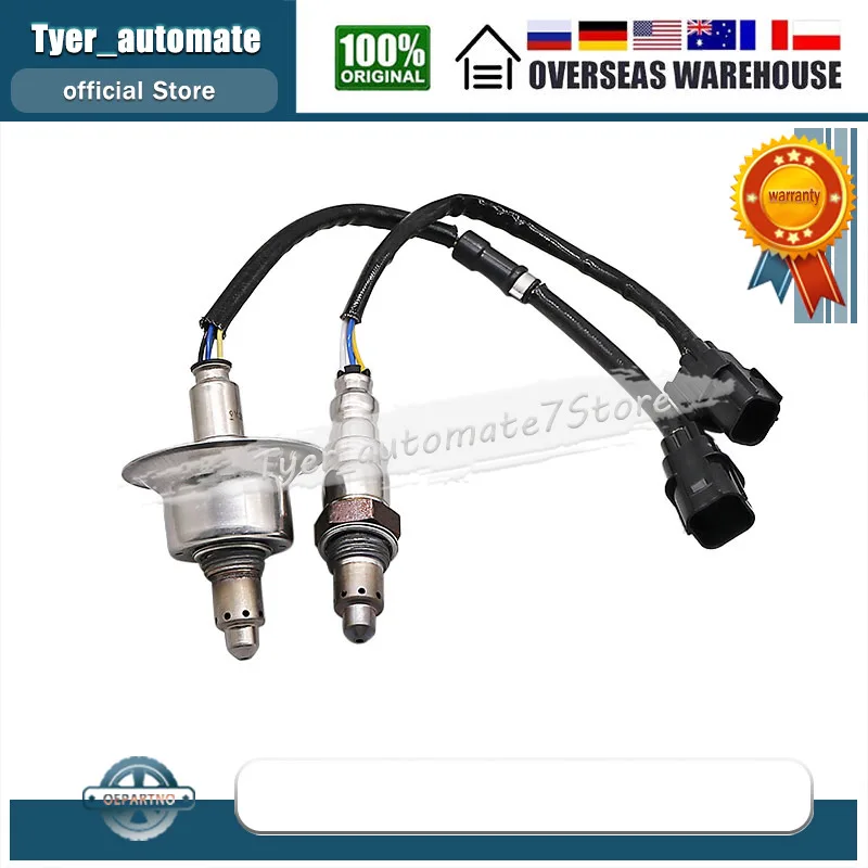 Oxygen Sensor O2 Sensor 2Pcs 36531-5BA-A01 36532-5BA-A01 For 2016-2021 Honda Civic