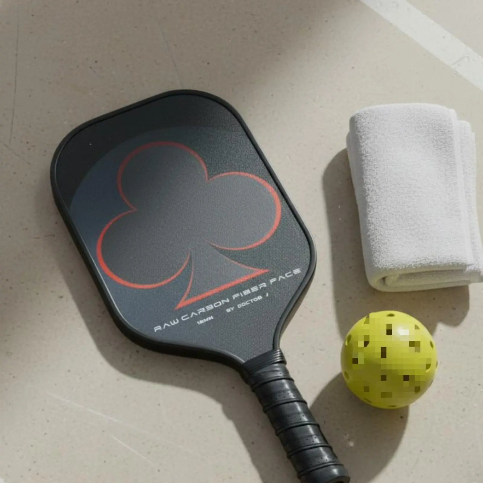 

Углепластиковая ракетка для пиклбола с цельным корпусом, термоформованная, без покрытия, высокопрочная