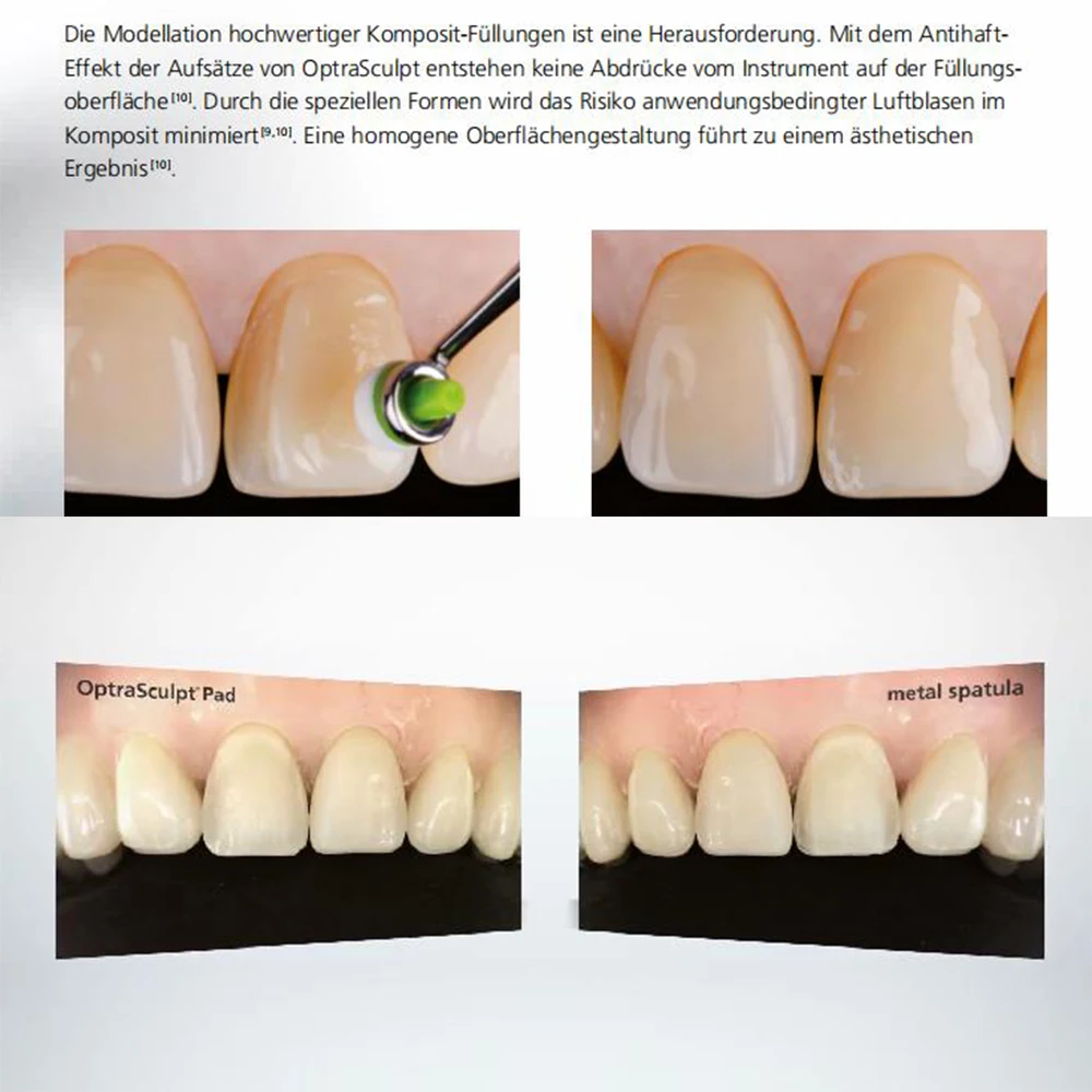 Dental Optrasculpt Pad Composite Resin Ivocler Vivadent Assortment Kit Anterior Polish Posterior Tool Foam Modeling Instrument