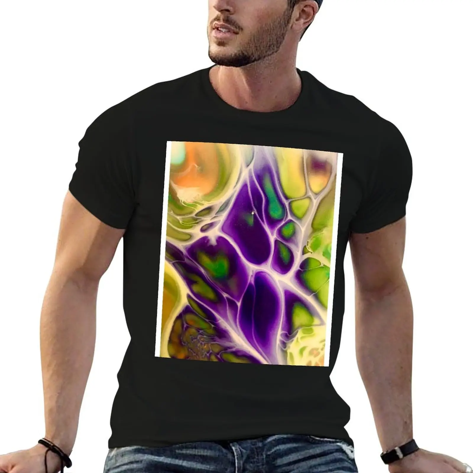 Purple Lightning T-Shirt customizeds cute clothes mens tall t shirts