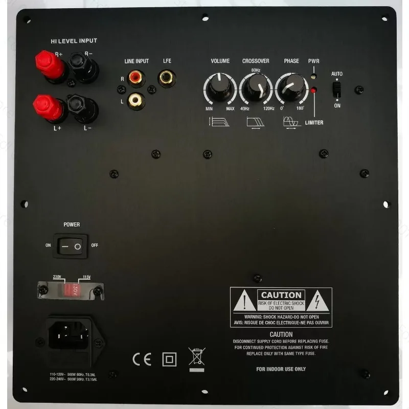 500W CLASS-D digital power amplifier, subwoofer power amplifier