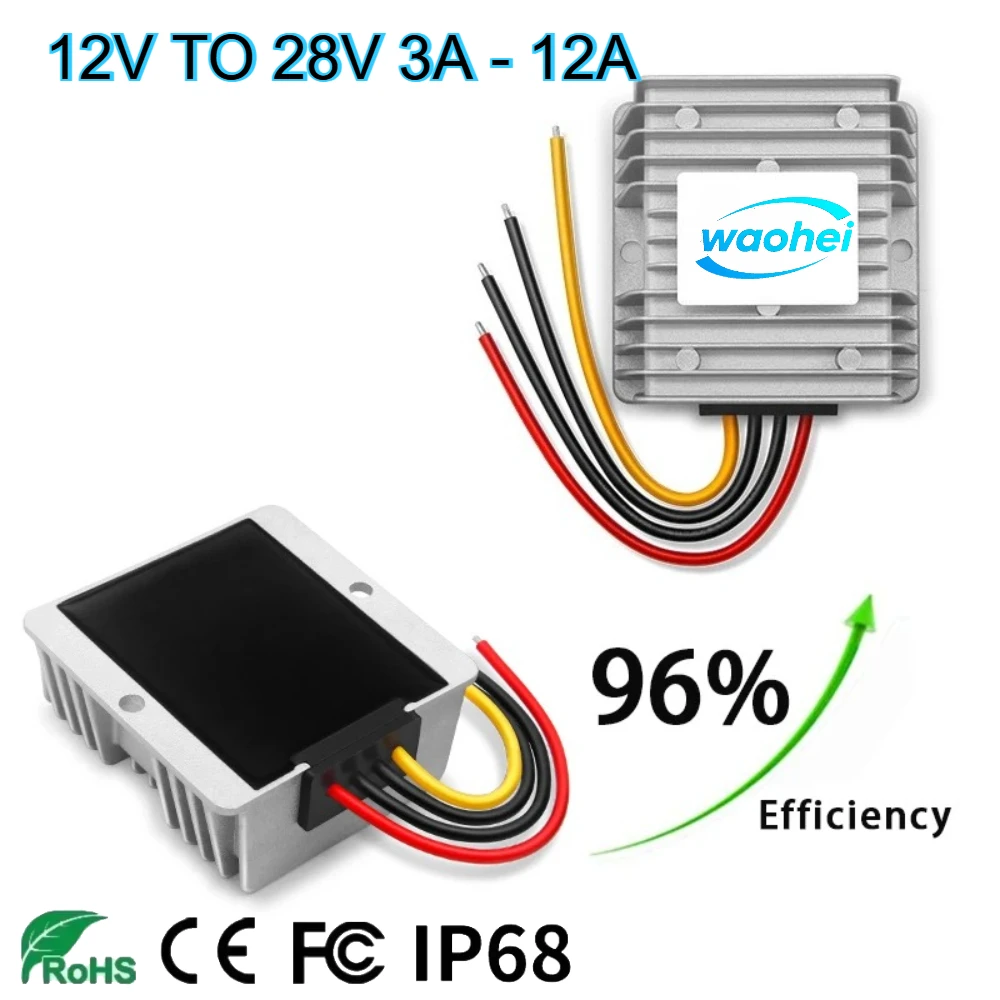 

DC DC Converter 12V to 28V 3A 5A 8A 10A 12A Boost Stabilizer Voltage Regulator Step Up Power Transformer Module For Audio CE