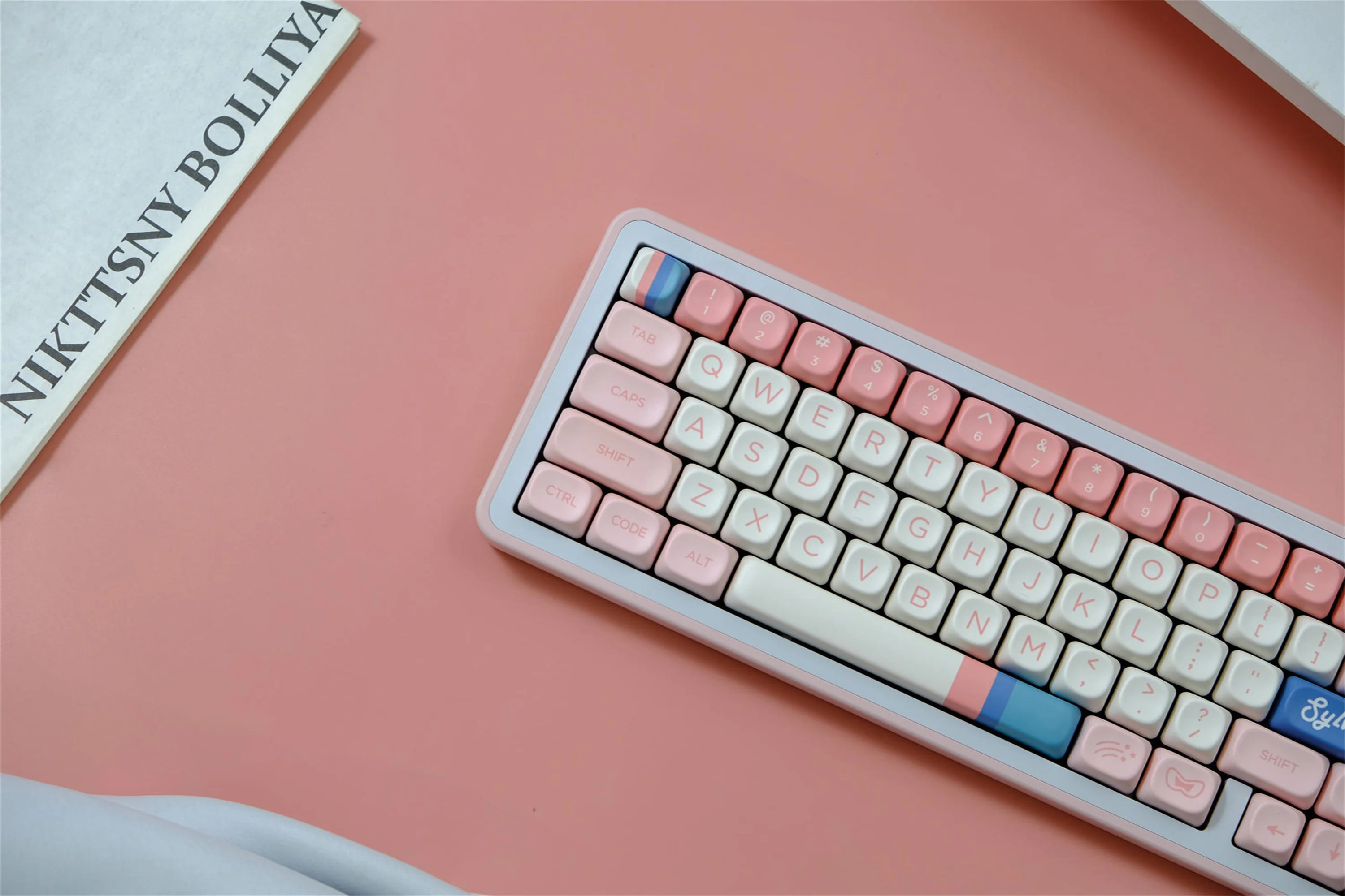 Ibrahimovic Keycaps Set 126 Keys PBT Material Keycaps MOA XOA Profile DYE-SUB For MX Switch Wooting Mechanical Keyboard Keycap