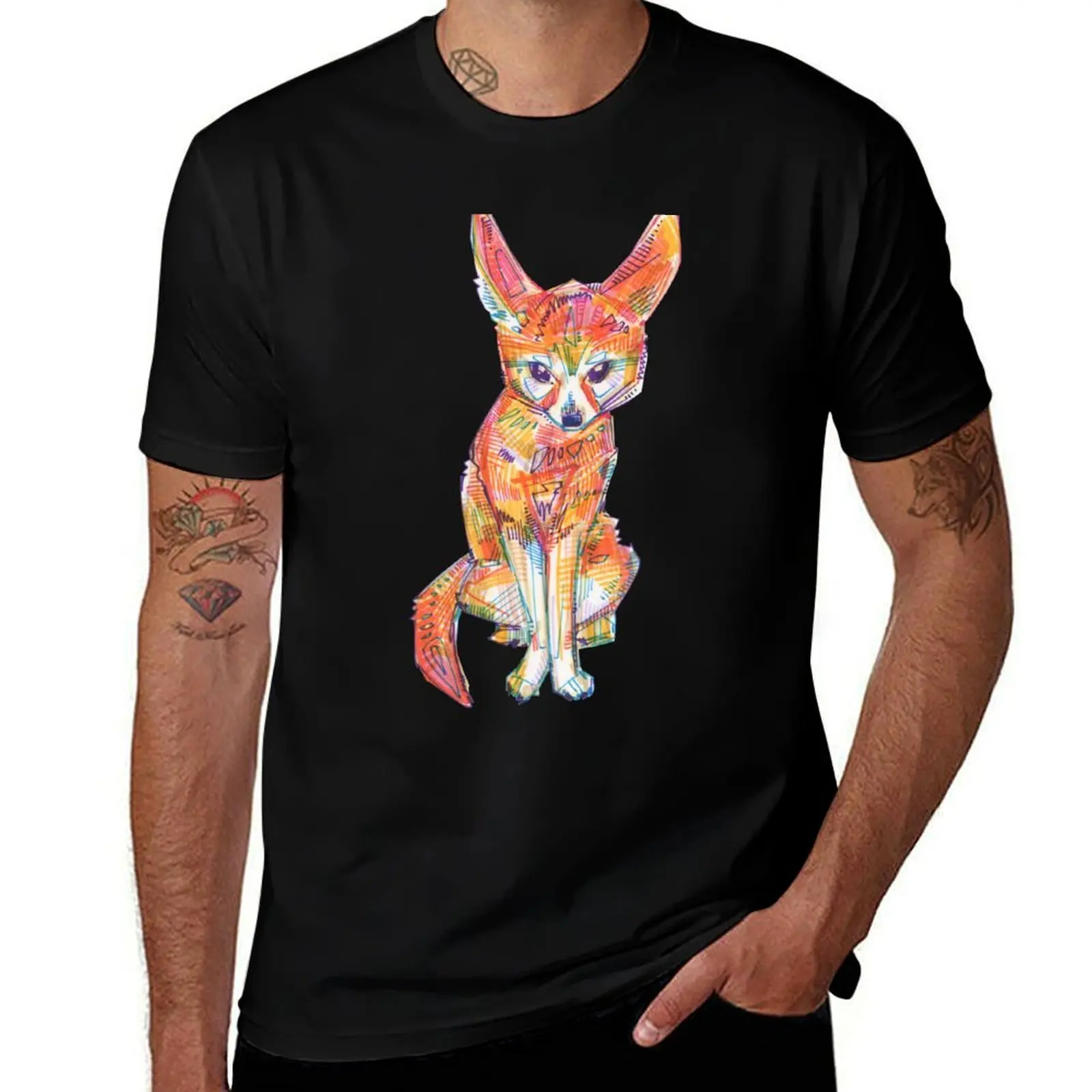 

Fennec Fox T-Shirt t shirt man luxury man t shirts high quality luxury brand man graphic t shirt T-Shirt