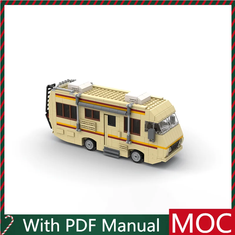 

Лидер продаж, 662 шт., модульные строительные блоки для отдыха на колесах, модель для образования детей, игрушка-дисплей «сделай сам», подарок на день рождения, Рождество