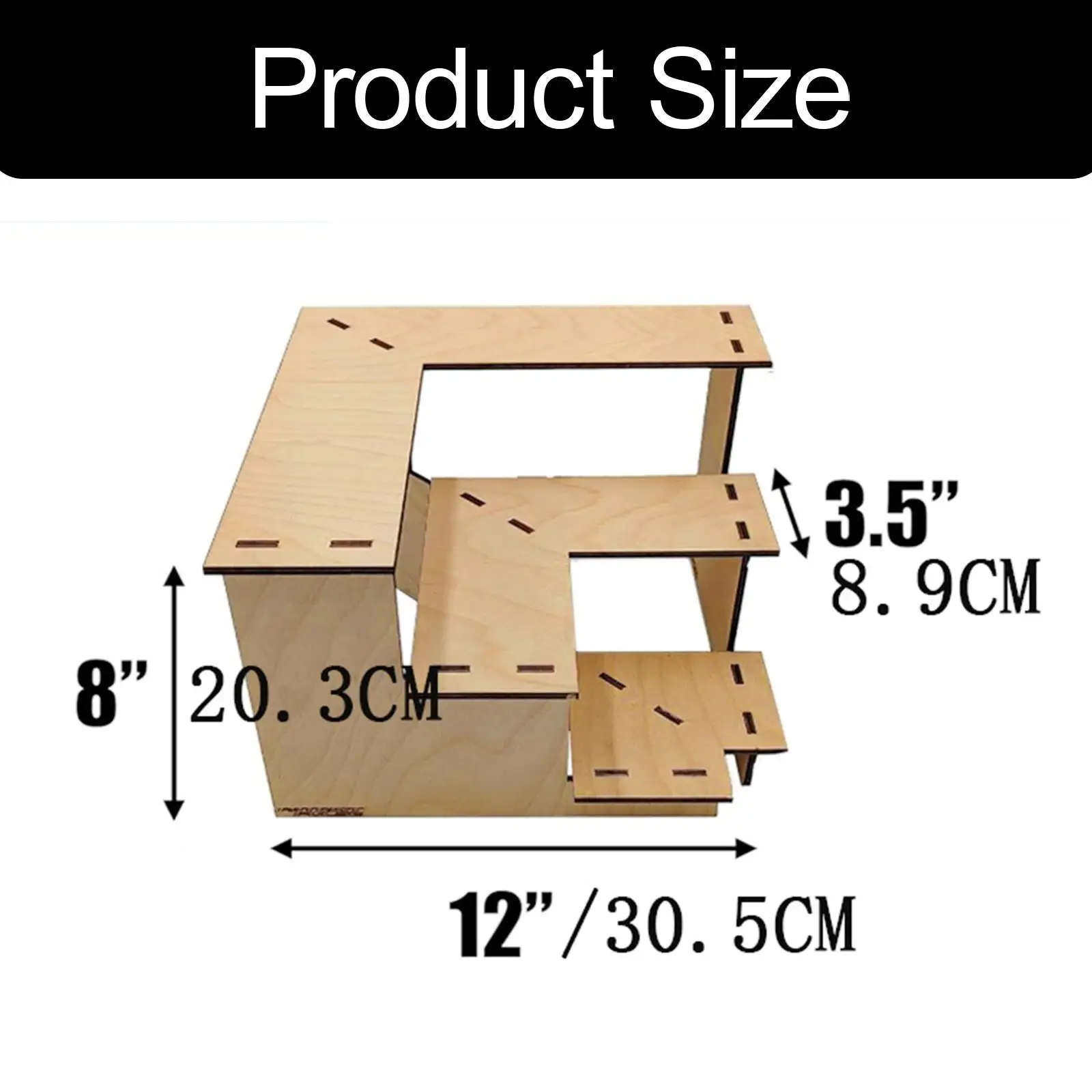 حامل عرض لطاولات البيع بالتجزئة مكون من 3 طبقات للعروض التجارية على سطح الطاولة للبيع بالتجزئة للأغذية