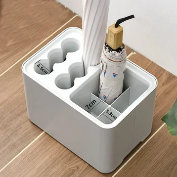 가정용 다용도 배수 보관 랙, 우산 거치대 정리함, 실내 공간 절약, 우산용 드립 트레이 