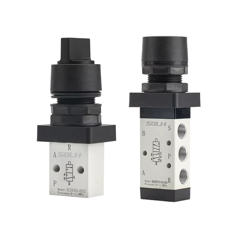 S3HS-06/M5R210-08 two-position three-way  control valve Manual valve Pneumatic mechanical valve