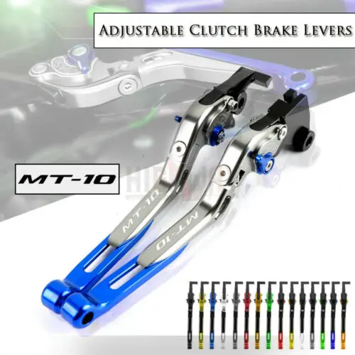 

CNC аксессуары для мотоциклов, регулируемые складные выдвижные рычаги тормозного сцепления для YAMAHA FZ-10 MT10 2016-2020 MT-10 MT 10