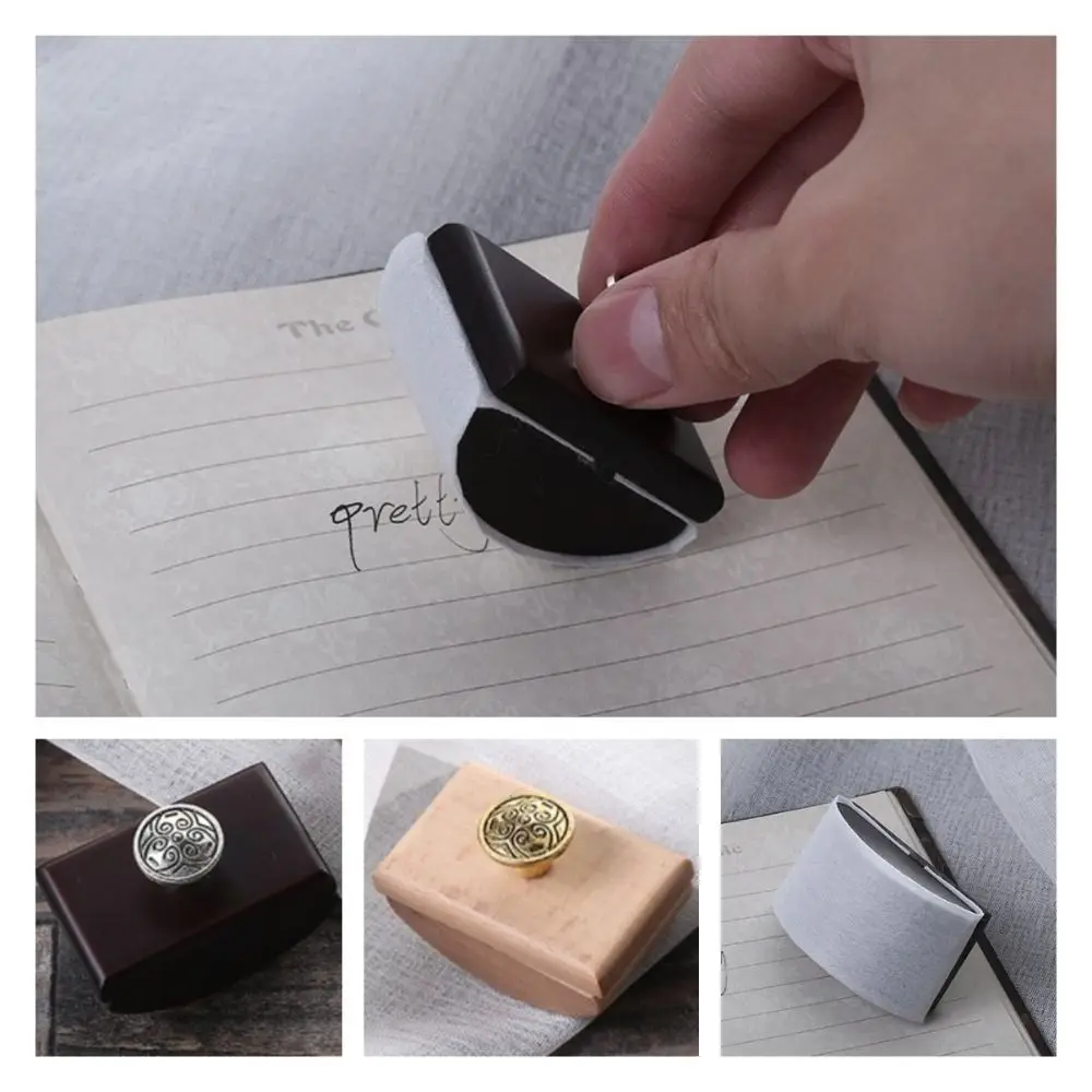 Creative Fountain Pen Excess Ink Absorber Calligraphy Quick Dry Rocker Blotter Writing Wooden Ink-Absorbent Tool office