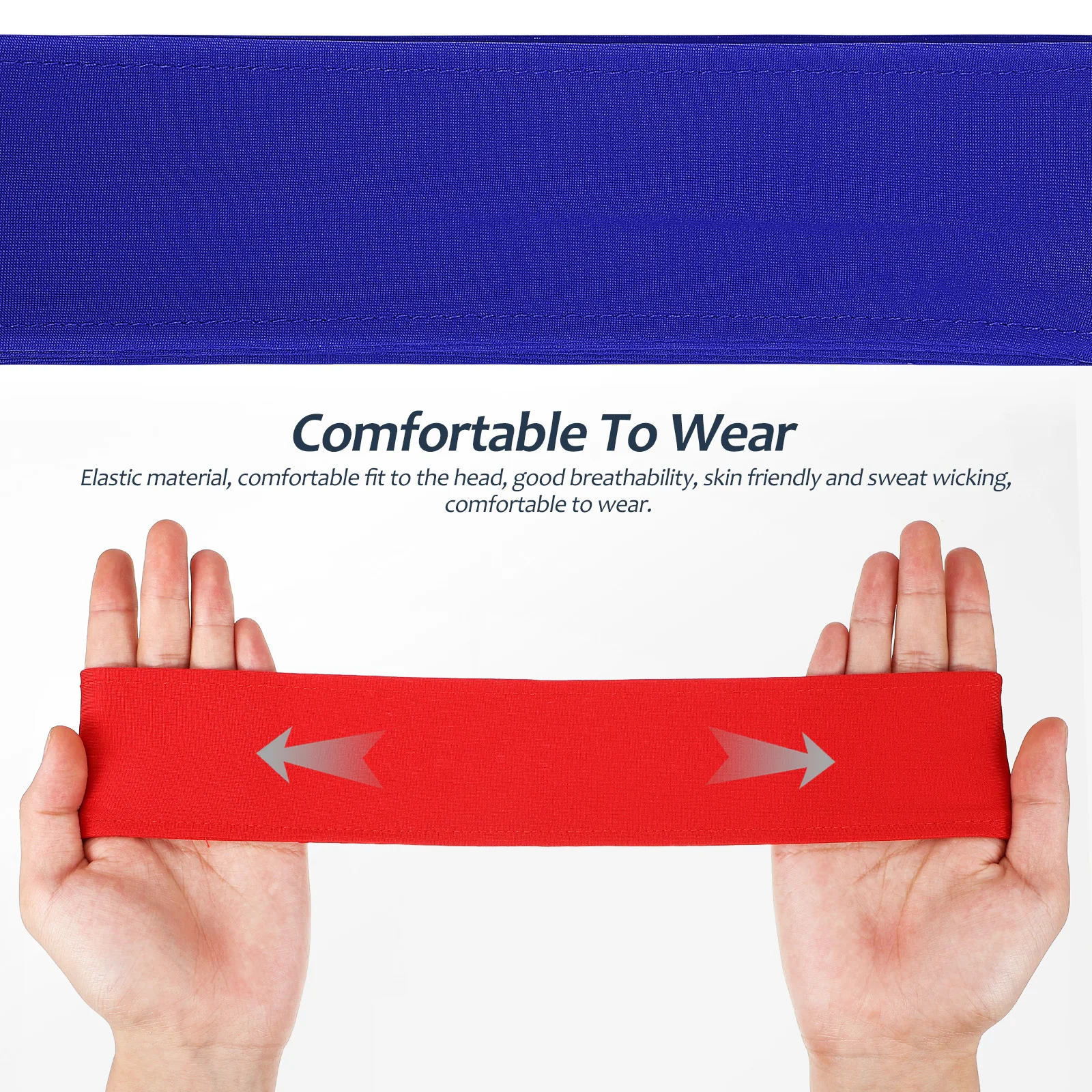 4 قطع من عصابات الرأس الرياضية القابلة للتمدد ماصة للعرق، مرنة قابلة للتنفس وغير قابلة للانزلاق، عصابة رأس للجري واليوجا واللياقة البدنية