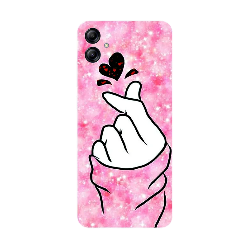 لسامسونج A04e حافظة سيليكون الغطاء الخلفي قضية الهاتف لسامسونج غالاكسي A04e SM-A042F الكرتون لينة حافظة A 04e الوفير Fundas