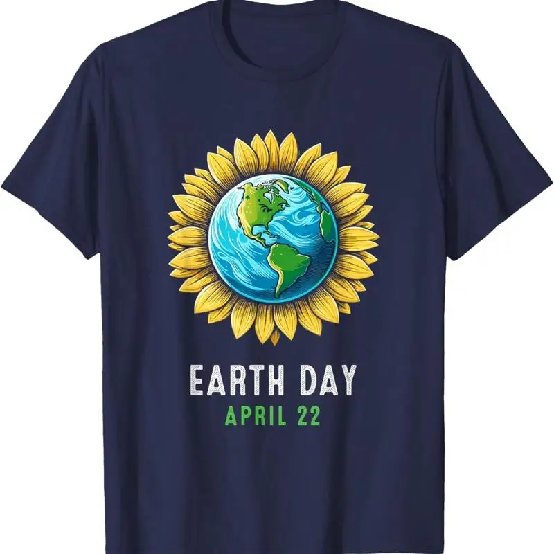 

Earth Day 2024 Happy Sunflower Kids Teachers T Shirt