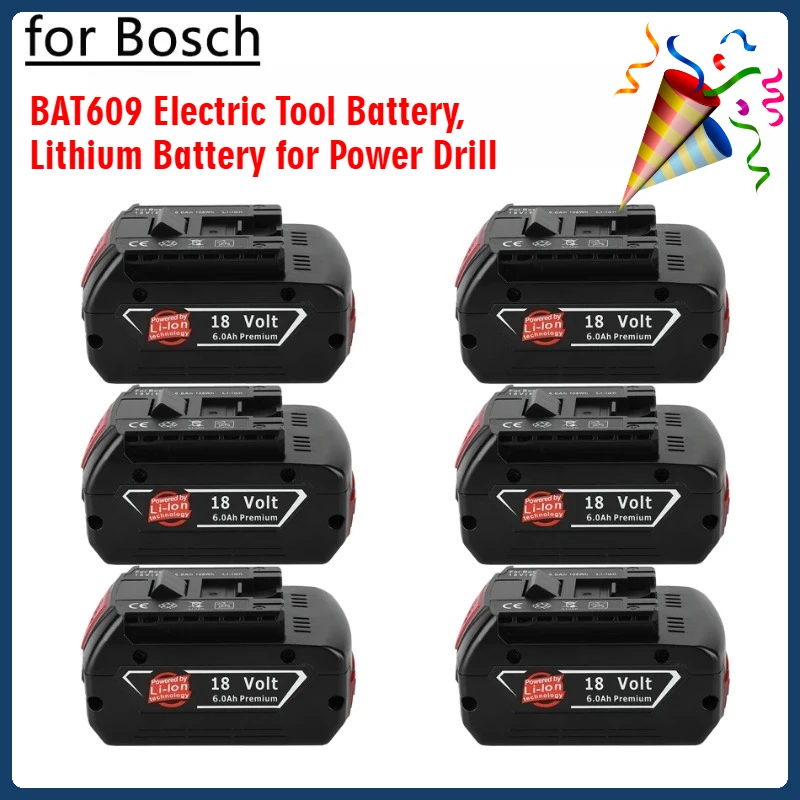 

For BOSCH 18V LITHIUM-ION BATTERY GBA Professional GBA GSR GSB BAT618 BAT609 W/Fuel Guage