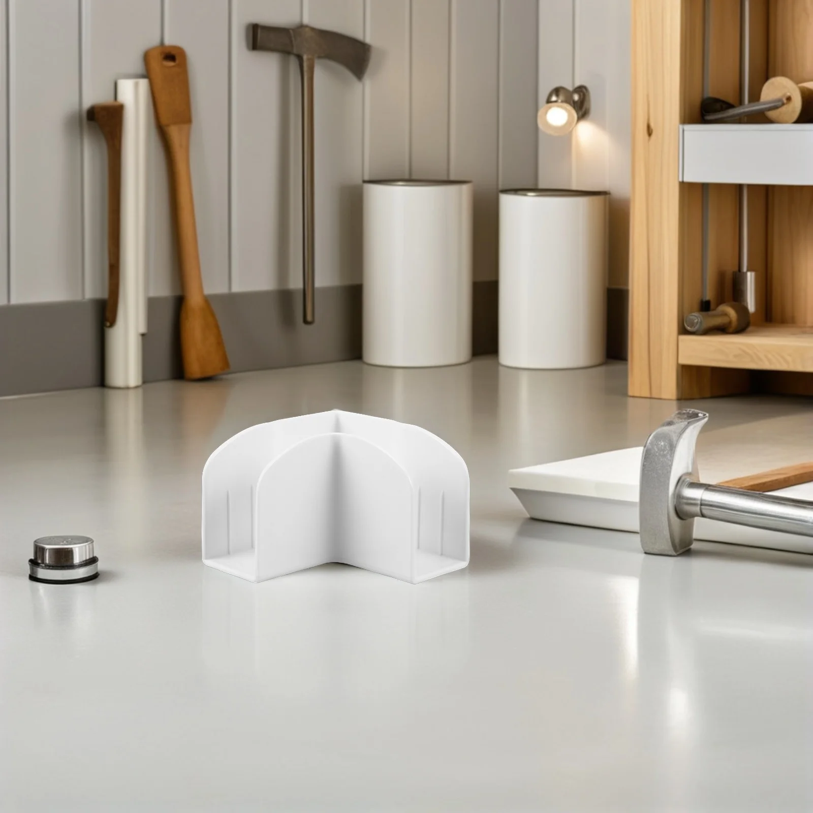 อุปกรณ์เสริมสำหรับคอกกั้นเด็ก 2 ชิ้น: ฐานยึดพลาสติกสำหรับคอกกั้นเด็ก ป้องกันการลื่นไถล ใช้ได้ทั้งในร่มและกลางแจ้ง