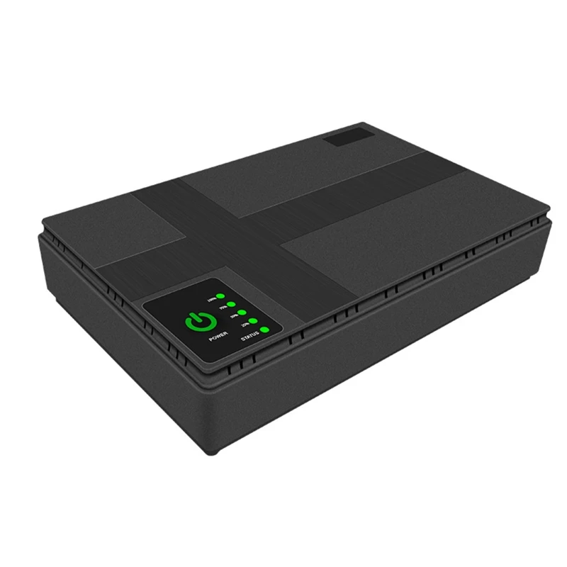 Imagem -04 - Mini Ups Portátil 5v 9v 12v Fonte Alimentação Ininterrupta para Roteador Wifi Adaptador Energia Backup 8800mah